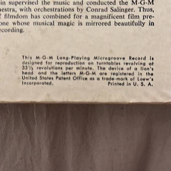 Gigi Musical Soundtrack Vinyl Record - Picture 12 of 12